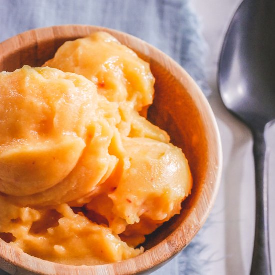 Peach Sorbet Recipe