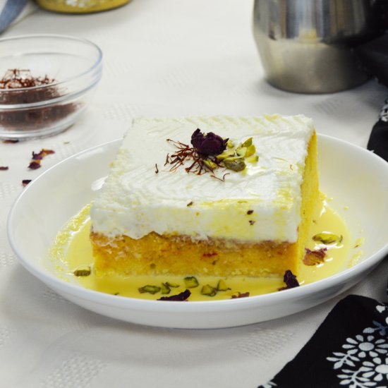 Saffron Milk Cake