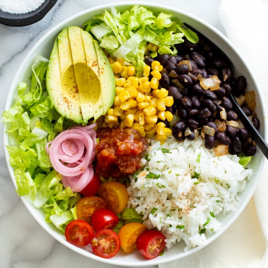 Black Bean Burrito Bowl