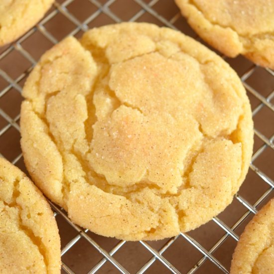 Cake Batter Snickerdoodles