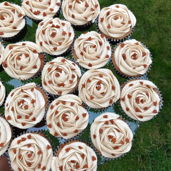 Christmas Gingerbread Cupcakes