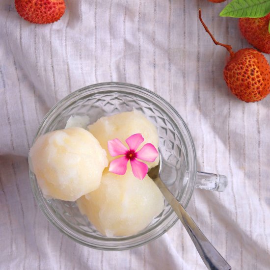 Lychee Sorbet Recipe