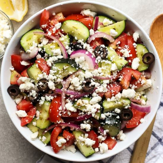 Greek Cucumber Salad