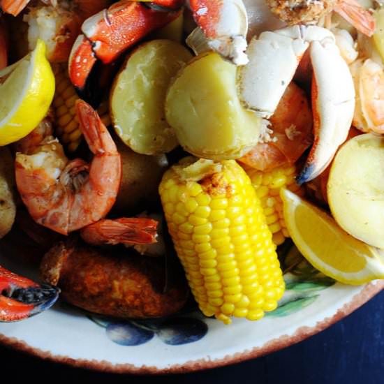 Summer shrimp boil