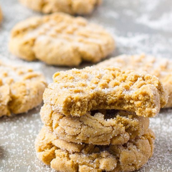 Simple Soft Peanut Butter Cookies