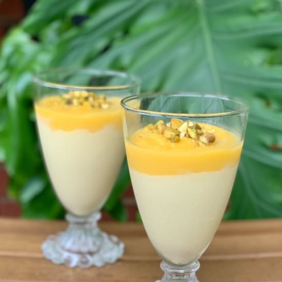 Vegan Mango Coconut Mousse