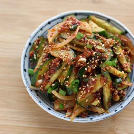 Spicy Cucumber Banchan