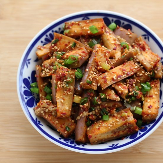 Korean Eggplant Banchan