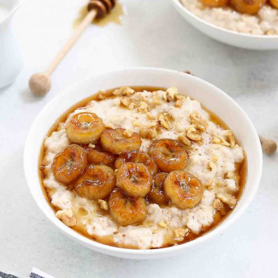 Caramelized Banana Oatmeal