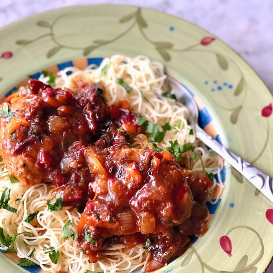 Mango Chicken Pasta