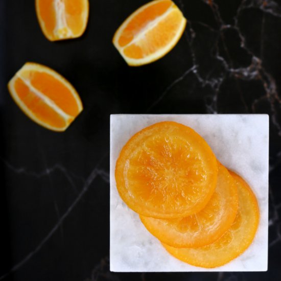 Candied Orange Slices in Syrup