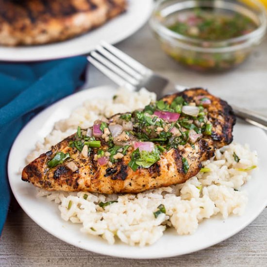 Chimichurri Chicken and Rice