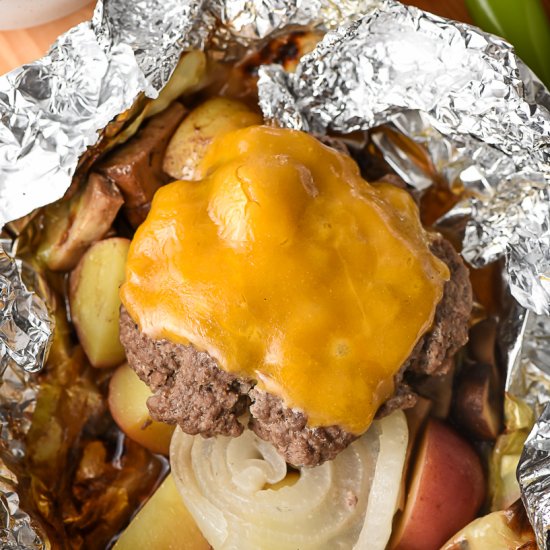 Hobo Dinner Hamburger Foil Packets