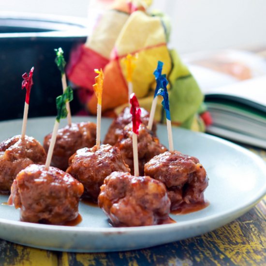 SWEET AND SOUR MEATBALLS