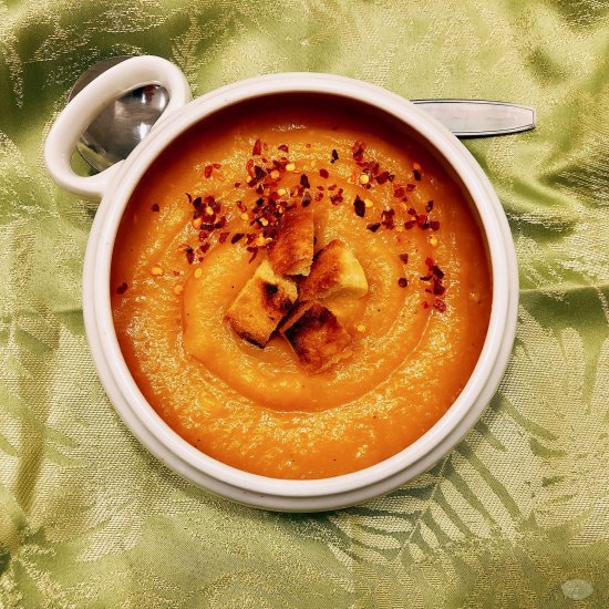 Butternut Squash Grapefruit Soup