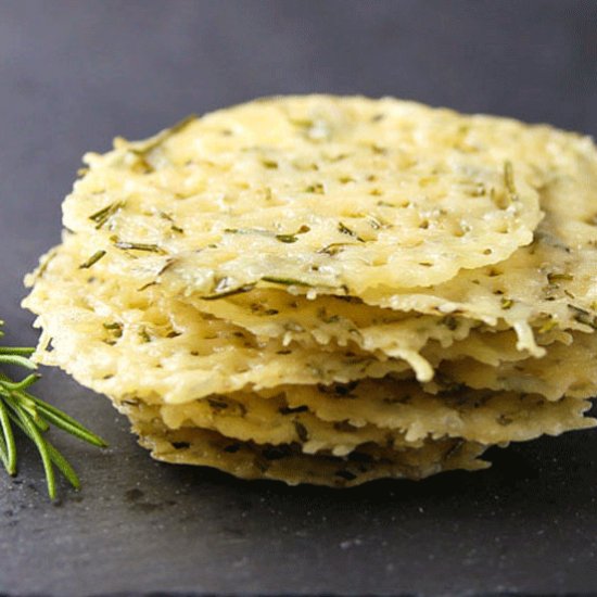 Rosemary Parmesan Crisps