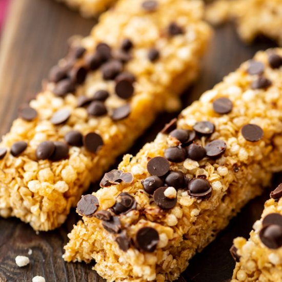 Chocolate Chip Granola Bars