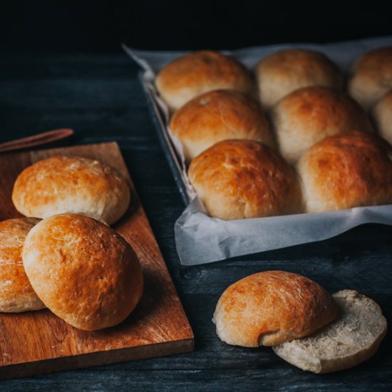 Homemade Hamburger Potato Buns