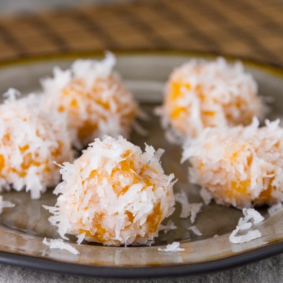 Sweet Potato Rice Balls