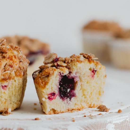 BLACKBERRY PIE MUFFINS