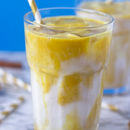 Vegan Iced Golden Milk Latte