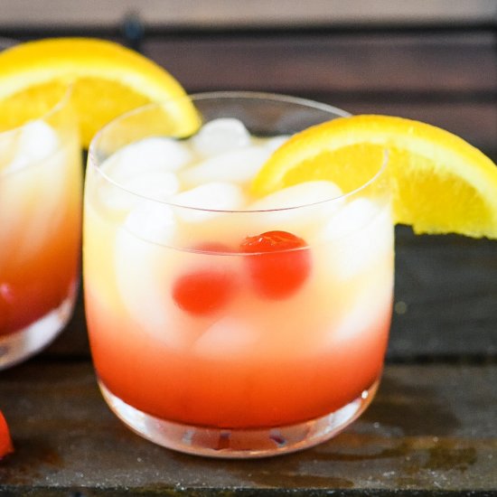 Tequila Sunrise Cocktail