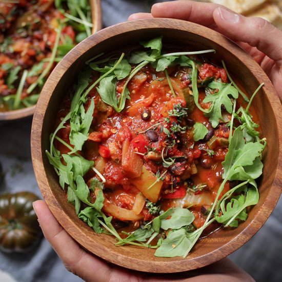 Mediterranean Vegetable Bean Stew