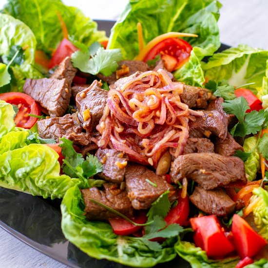 Vietnamese Shaking Beef Salad