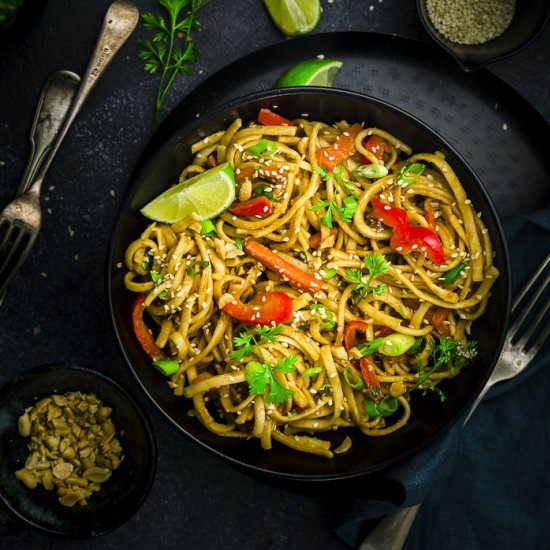 Instant Pot Thai Peanut Noodles