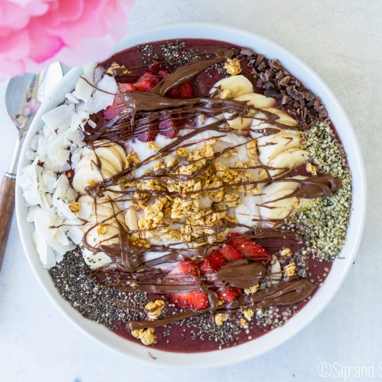 Nutella Acai Bowl