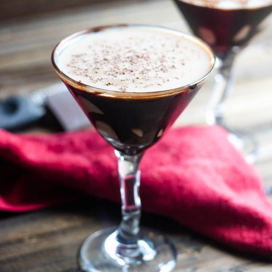 creamy chocolate martini