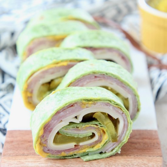 Cuban Sandwich Pinwheels