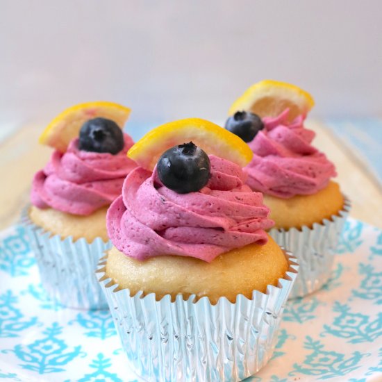 Lemon Blueberry Cupcakes