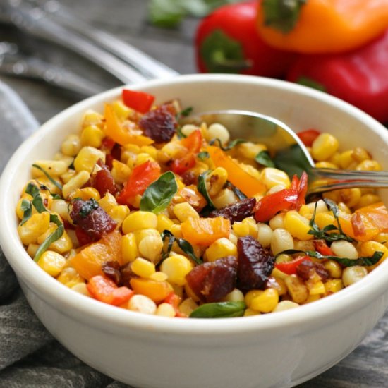 Sauteed Corn with Bacon