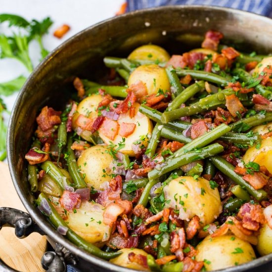 INSTANT POT GREEN BEANS & POTATOES