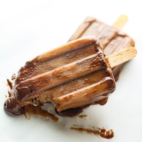 Vegan Chocolate Popsicles