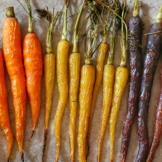 Super simple roasted carrots