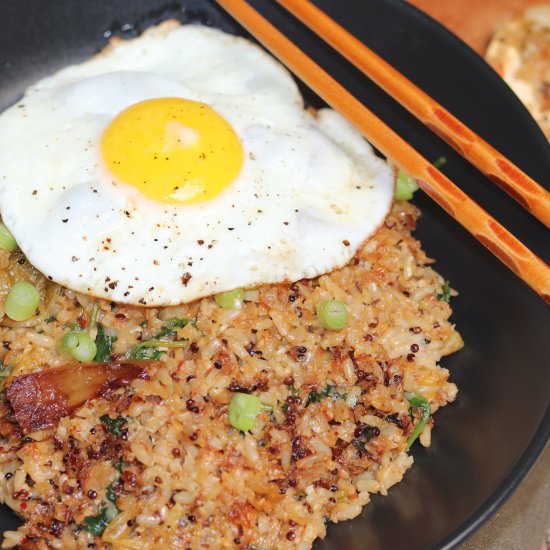 Kimchi Fried Cauliflower Rice