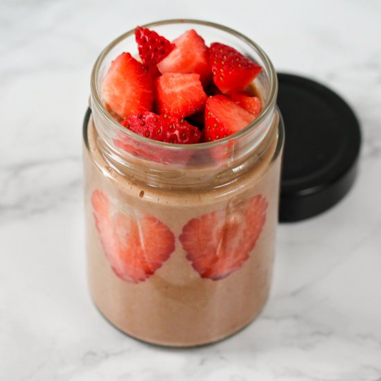 Chocolate Oats Breakfast Smoothie