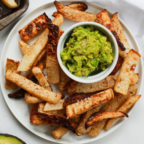 Crispy Baked Jicama Fries