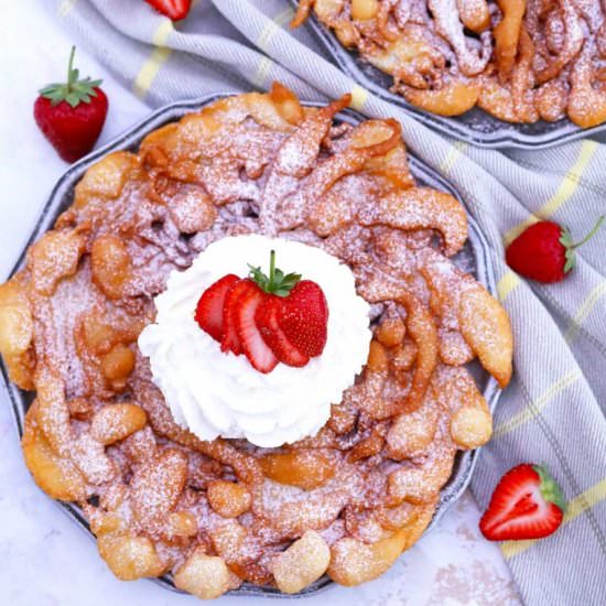 Homemade Funnel Cake