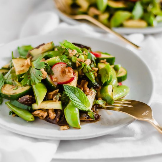 Cucumber Snap Pea Salad