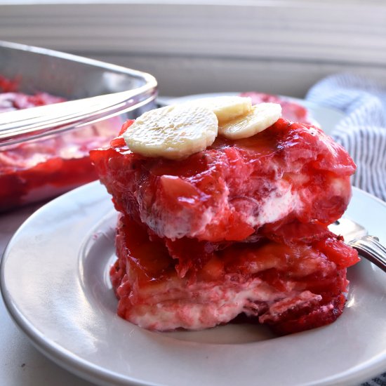 Strawberry Pineapple Jello Salad