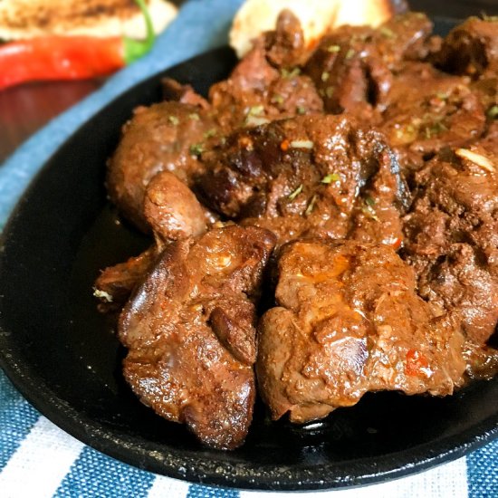 Peri Peri Chicken Livers