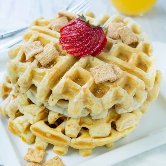 Cinnamon Toast Crunch Waffles