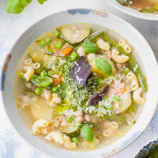 Pistou Soup – French vegetable soup