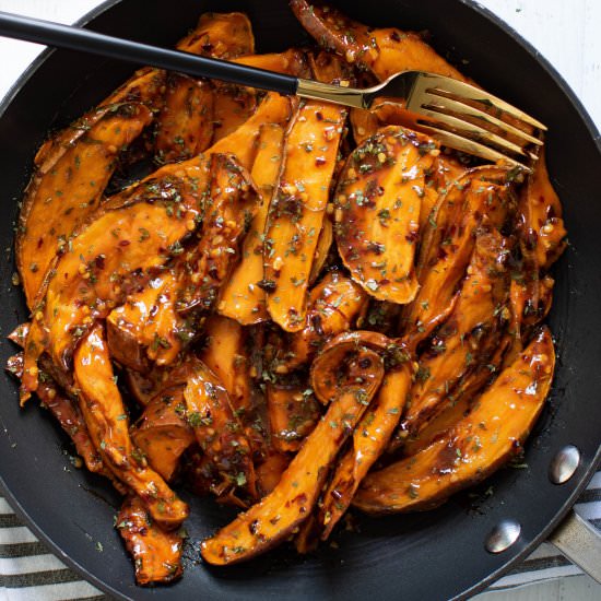 Sweet + Spicy Honey Chili Wedges