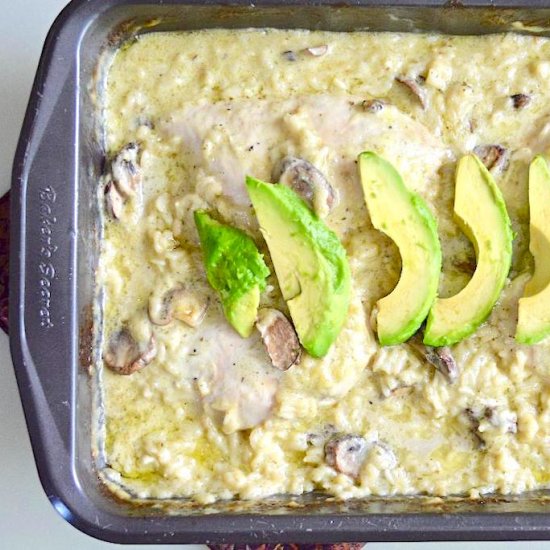 Avocado Ranch Chicken Casserole