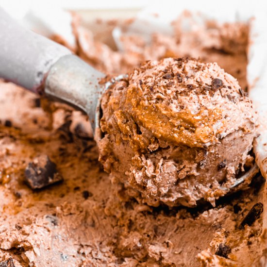 Paleo Chocolate No Churn Ice Cream