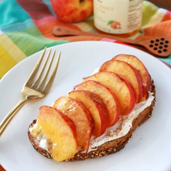 Honey-Sweetened Fruit Ricotta Toast